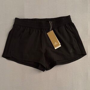 New Adidas Black Pacer Shorts